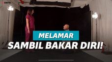 ilustrasi melamar dengan dibakar