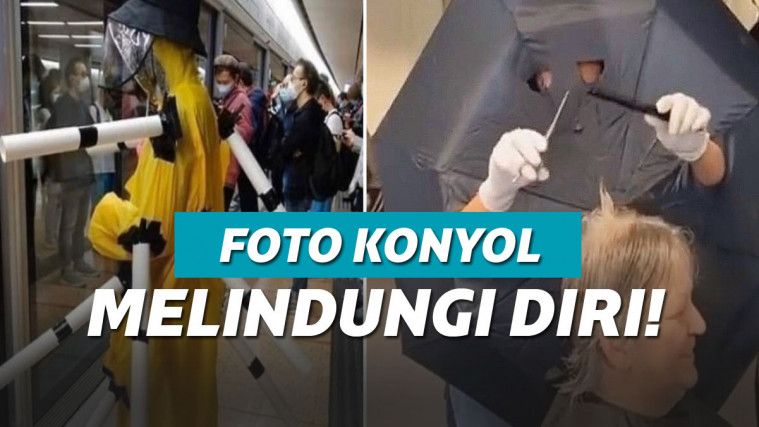 ilustrasi kreatif cara melindungi diri