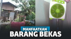 Cara unik memanfaatkan barang bekas