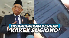 Wapres Maruf Amin dan 'Kakek Sugiono'