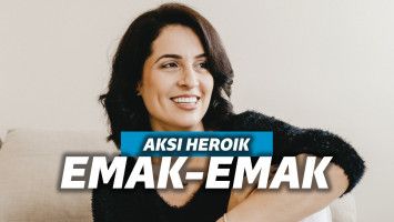 Ilustrasi emak-emak