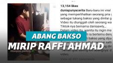 Abang bakso ganteng mirip Raffi Ahmad viral