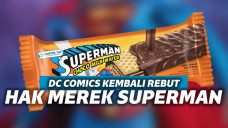 Coklat Wafer Superman Nostalgia Tahun 90 an