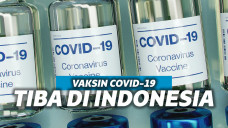Vaksin Covid-19 tiba di Indonesia