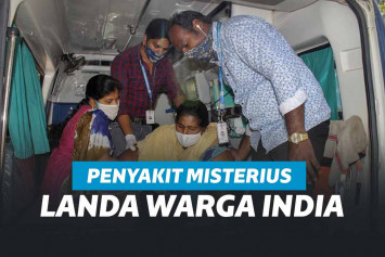 Pasien penyakit misterius di India