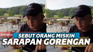 Video TikTok sarapan orang miskin vs orang kaya
