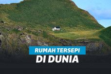 Rumah terpencil di Islandia
