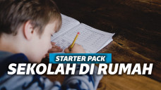 Ilustrasi school from home