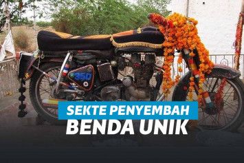 Ilustrasi menyembah Google