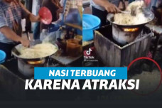 Cara masak nasi goreng yang luar biasa heboh