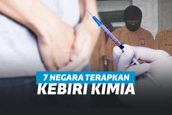Ilustrasi detik-detik penyuntikan kebiri kimia