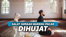 Ilustrasi salat berjamaah