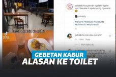 Ditinggal ke toilet alias ditinggal sendirian