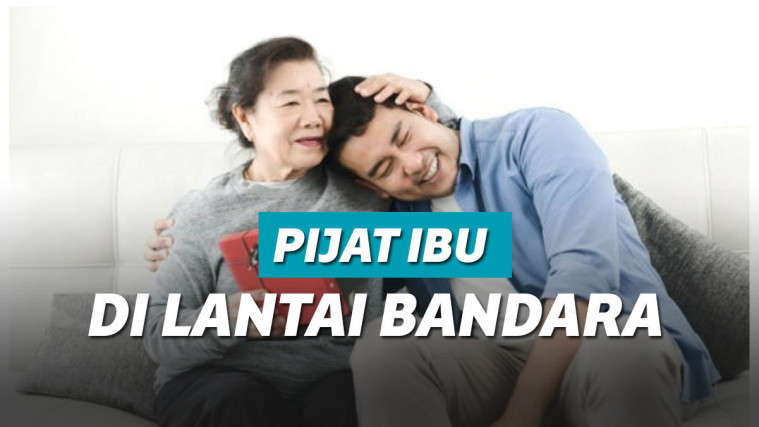 Ilustrasi kasih sayang anak terhadap ibu