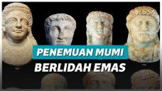 Penemuan mumi lidah emas di Mesir