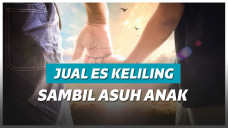 Ilustrasi bapak dan anak