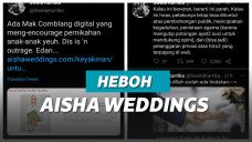 Heboh Aisha Weddings promosikan poligami, nikah siri, dan nikah dini