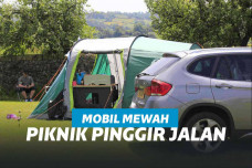Ilustrasi : piknik dengan mobil