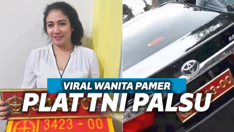 Plat TNI Palsu