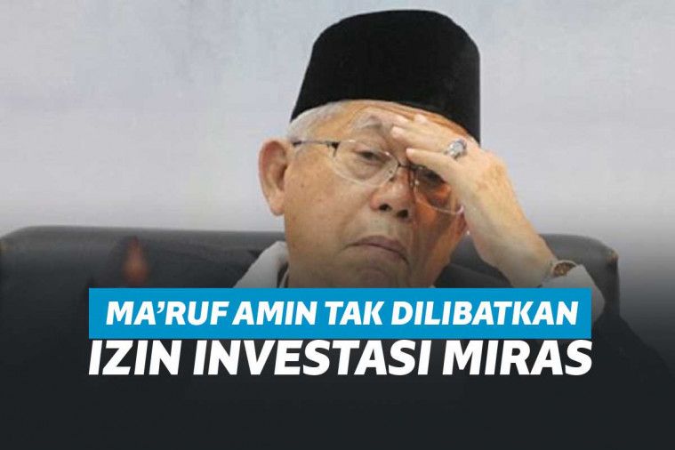 Ma'ruf Amin Mengaku Tak Dilibatkan Izin Miras