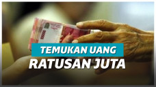 Ilustrasi menemukan uang ratusan juta