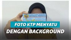 Ilustrasi foto KTP