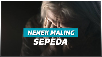 Ilustrasi seorang nenek