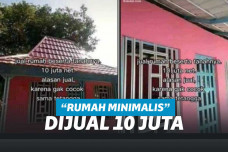 Viral rumah murah dijual di Tiktok karena tidak cocok dengan tetangga.