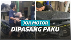 Pasang paku di jok motor belakang karena kekasih cemburuan