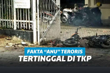 Alat vitral teroris tertinggal di TKP bom bunuh diri
