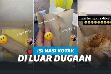 Ilustrasi gambar nasi kotak