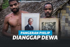 Suasana duka saat Pangeran Philip meninggal