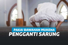 Ilustrasi gambar pria saat salat