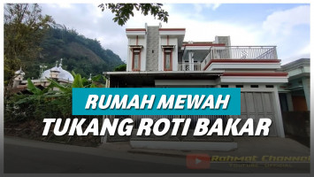 Deretan rumah mewah milik pedagang roti bakar