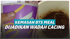 Kemasan BTS Meal jadi wadah cacing