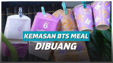 Kemasan BTS Meal dijemur