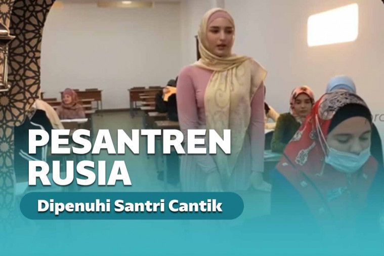 Pesantren di Rusia Ini Bertabur Santriwati Cantik & Shalehah Pandai Baca Al-Quran!