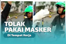 Viral pekerja tolak pakai masker karena tidak percaya Covid-19