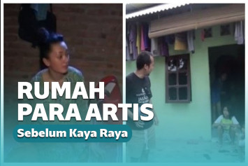 Potret rumah artis sebelum kaya raya