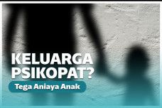 Ilustrasi bocah dan orang tua