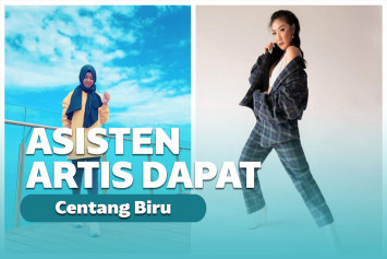 Asisten artis yang punya akun instagram centang biru