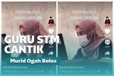 Viral guru STM cantik