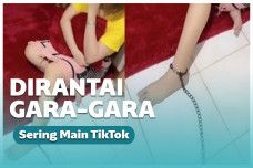 Istri dirantai gara-gara keseringan main TikTok