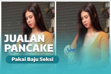 Penjual pancake viral