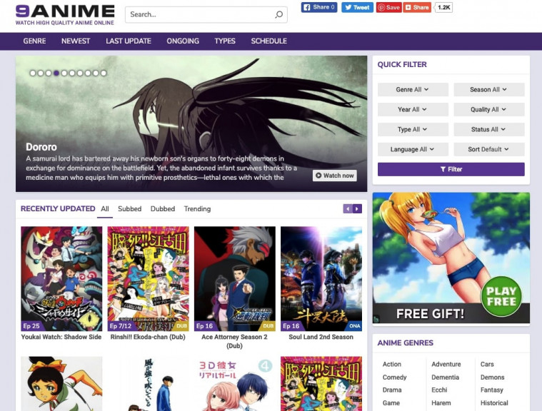 Situs Download Anime Indo