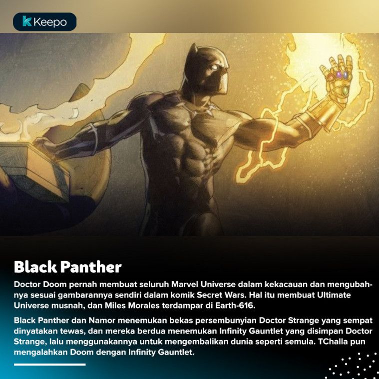 black panther infinity gauntlet marvel comics