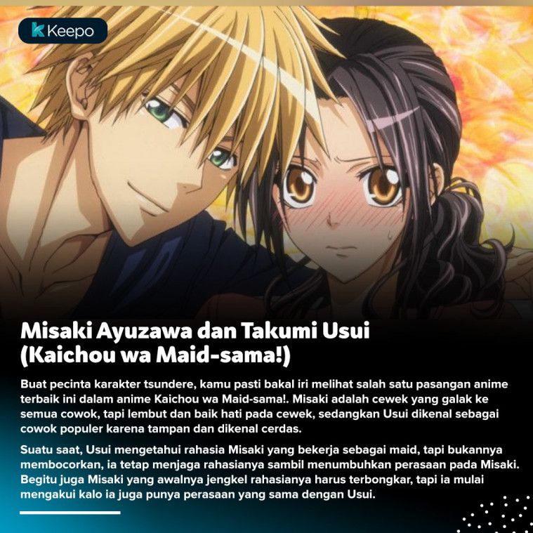 pasangan anime Maid-sama!