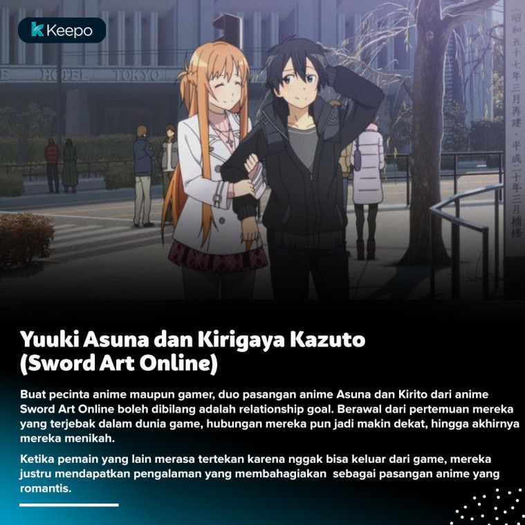 pasangan anime sword art online