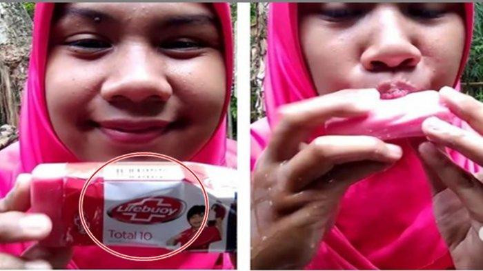 makan sabun
