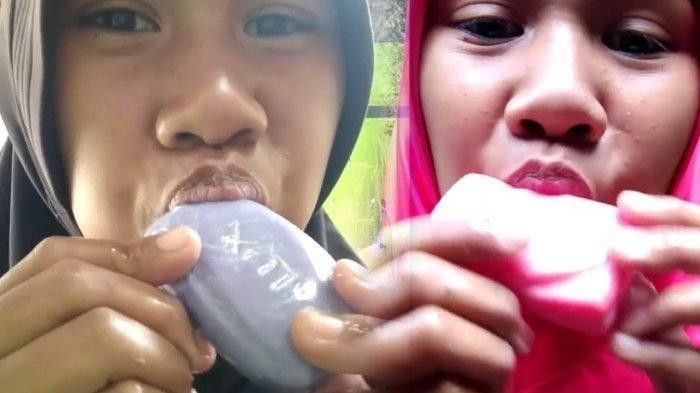 makan sabun